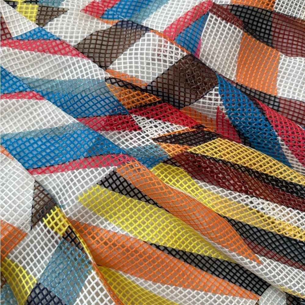 Colorful Geometric Women's Skirt - Picture 7 of 7